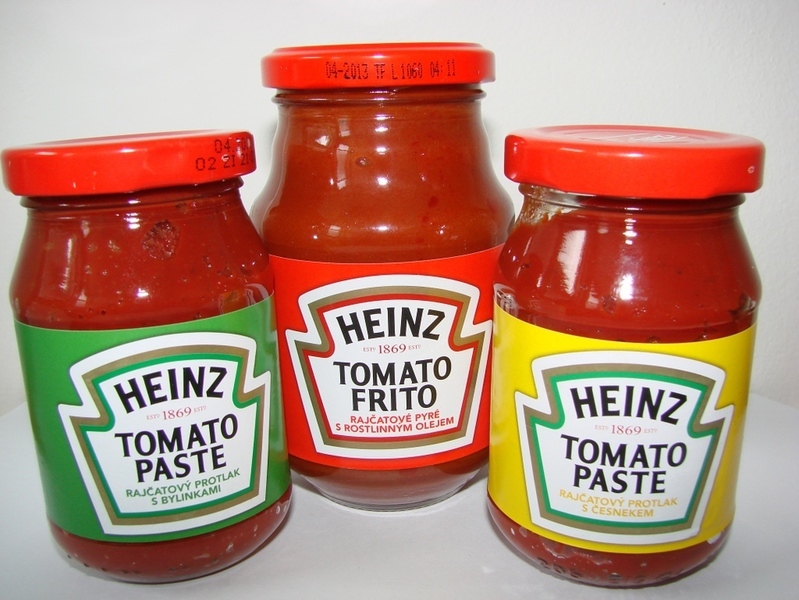 Větší balíček produktů Heinz